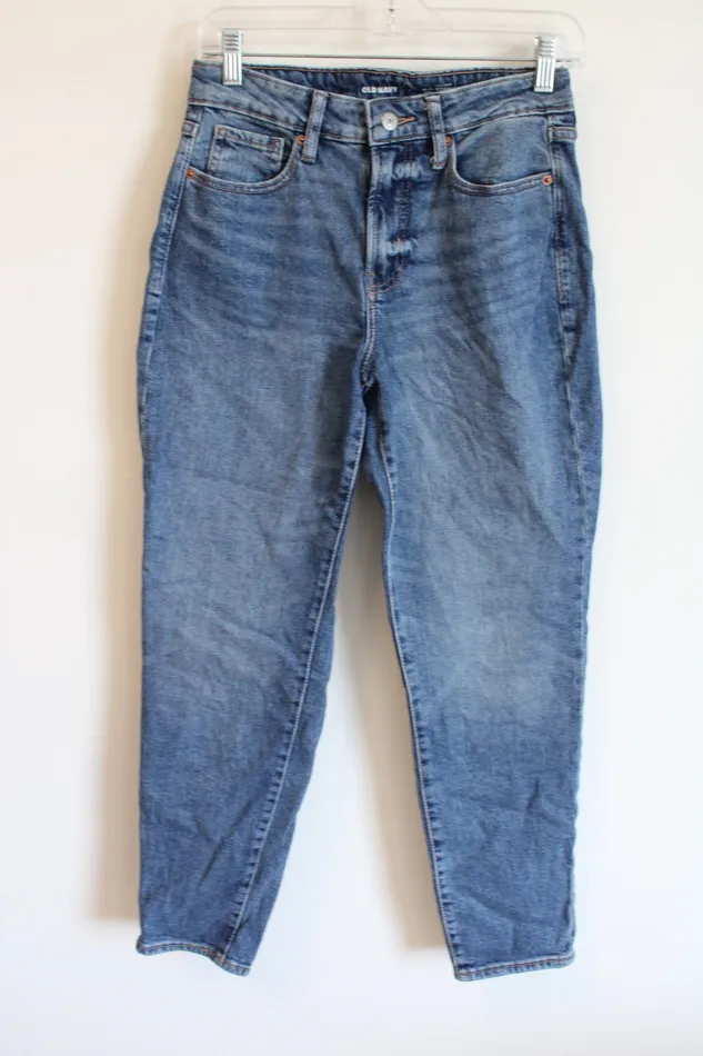 Old Navy High Rise OG Straight Jeans 2 Old Navy Earrings