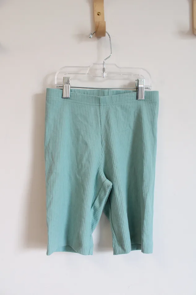 Old Navy Necklaces NEW Old Navy Light Green Ribbed Knit Shorts Youth L 1012