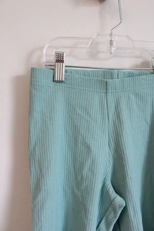 Old Navy Necklaces NEW Old Navy Light Green Ribbed Knit Shorts Youth L 1012
