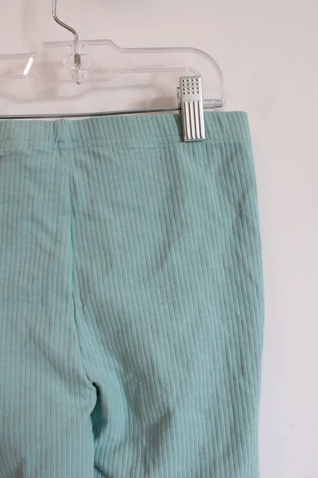Old Navy Necklaces NEW Old Navy Light Green Ribbed Knit Shorts Youth L 1012