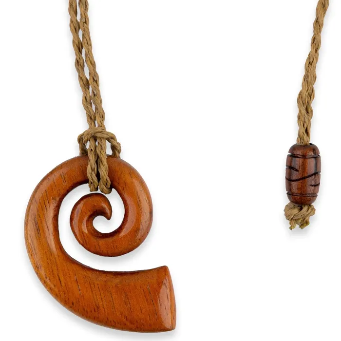 PACIFICOCEANCOL Necklaces Ha Koa Necklace with Natural Cord Small