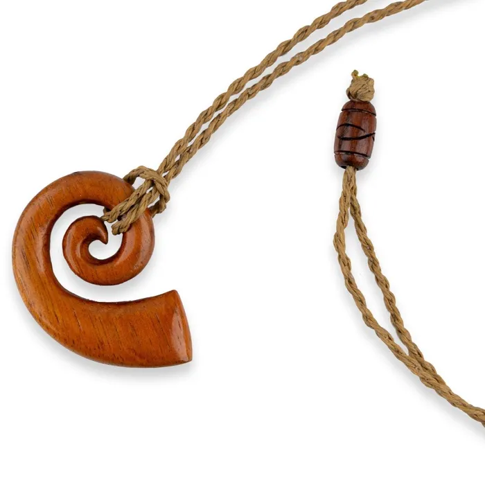 PACIFICOCEANCOL Necklaces Ha Koa Necklace with Natural Cord Small