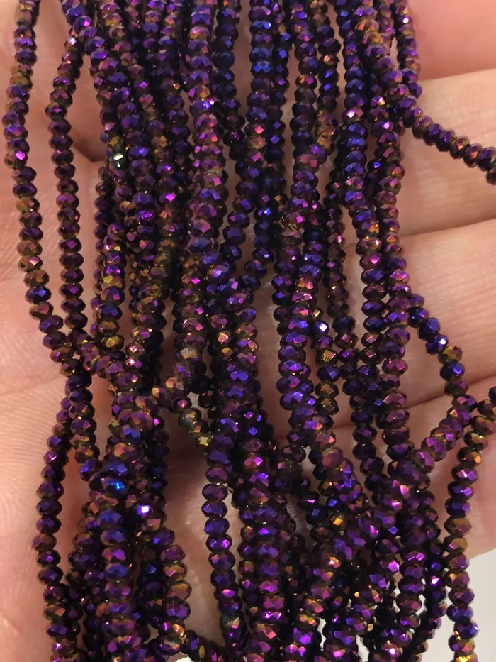 Peppy Beads 1mm Crystal rondelle beads strand 170 pcs PBC1C3 Earrings