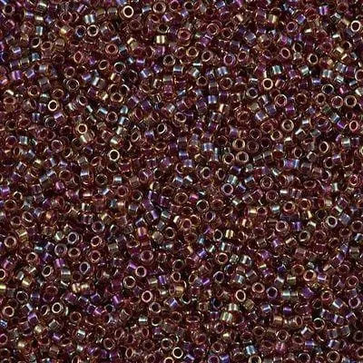 Peppy Beads DB0088 Berry Lined Topaz AB Miyuki Delica 110 Earrings