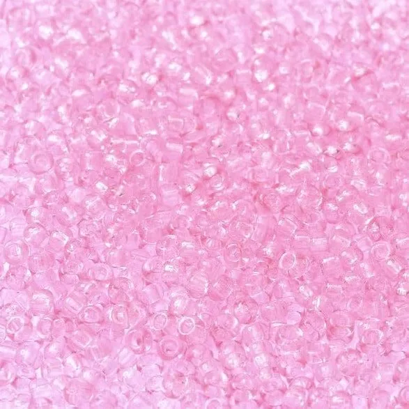 Peppy Beads Earrings Miyuki Seed Beads 110 Transparent Pink 1319NEW