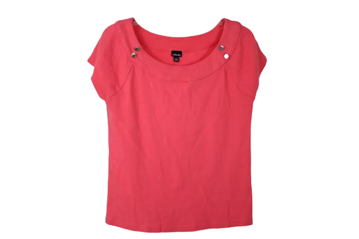 Rafaella Coral Pink Shirt L Rafaella Earrings