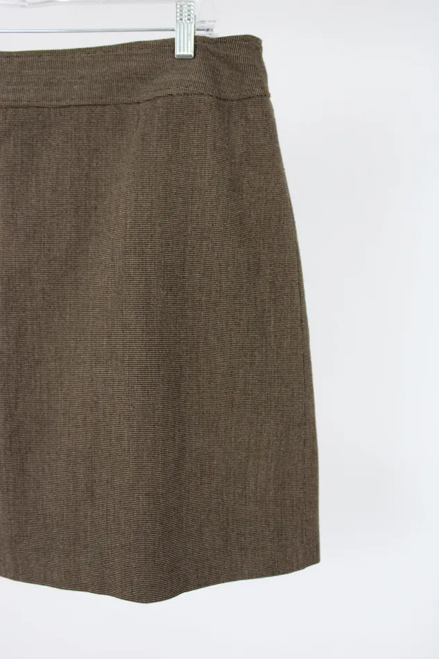 Rafaella Earrings Rafaella Brown Patterned Skirt 16