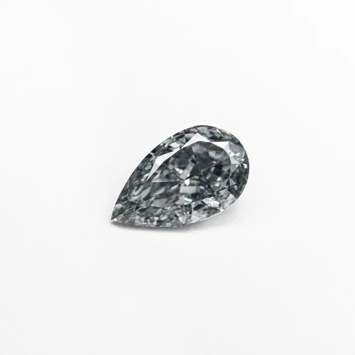 Rings Misfit Diamonds Fancy Blue Brilliant Diamond 045ct Pear