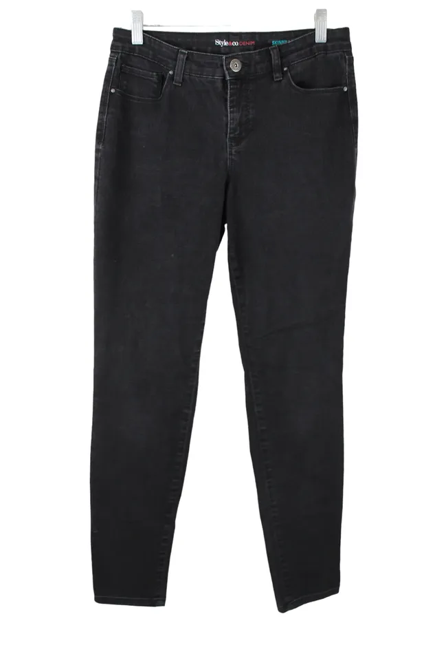 Style Co Earrings Style Co Denim Skinny Leg Jeans 6