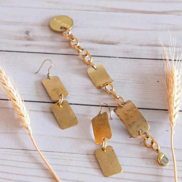 Twisted Silver Earrings SANDSTORM Double Threat