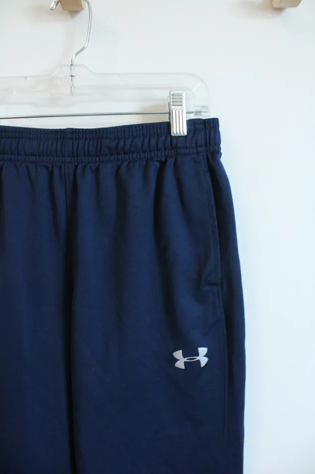 Under Armour Under Armour Navy Sweatpants Youth L 1416 Earrings
