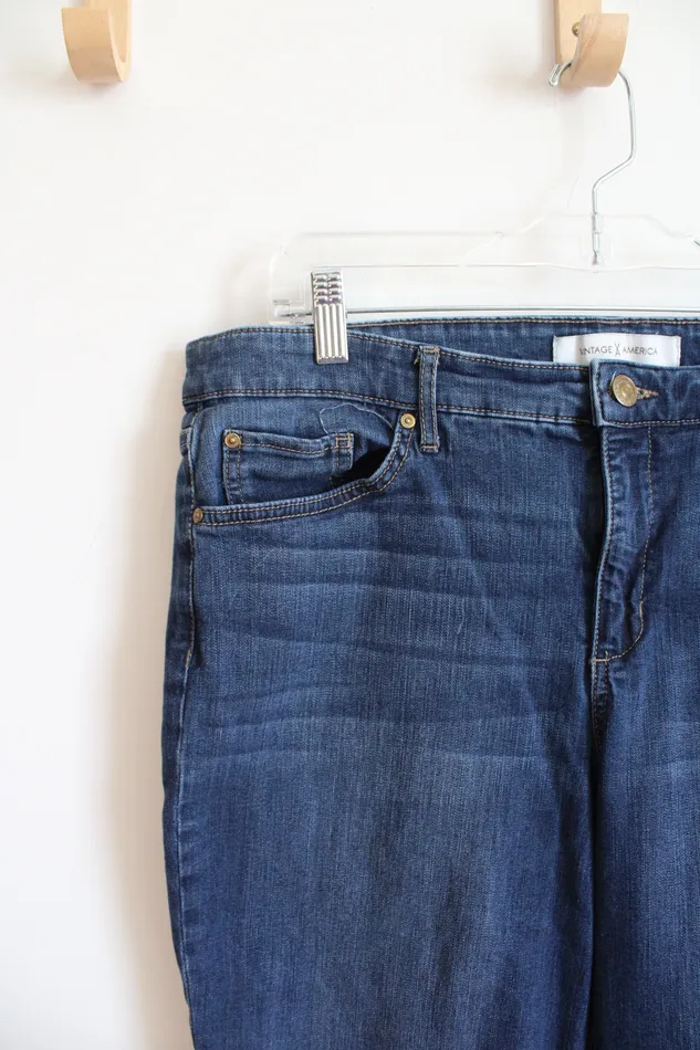 Vintage America Earrings Vintage America Weekend Crop Jeans 1633