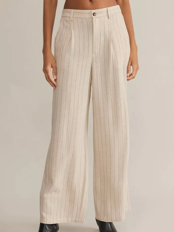 Z Supply Bennett Pinstripe Pant Z Supply Earrings
