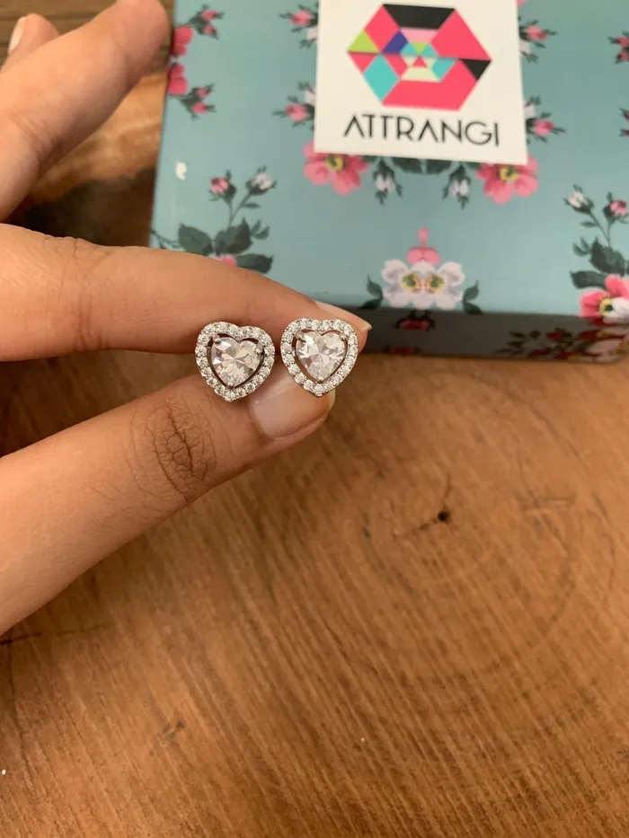 1 Carat Heart Shaped Solitaire With Halo attrangi1 Necklaces 1 Carat Heart Shaped Solitaire With Halo attrangi1 Necklaces