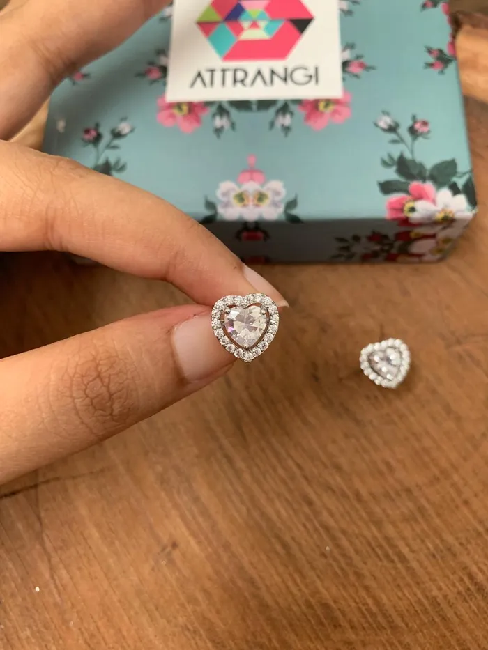 1 Carat Heart Shaped Solitaire With Halo attrangi1 Necklaces 1 Carat Heart Shaped Solitaire With Halo attrangi1 Necklaces