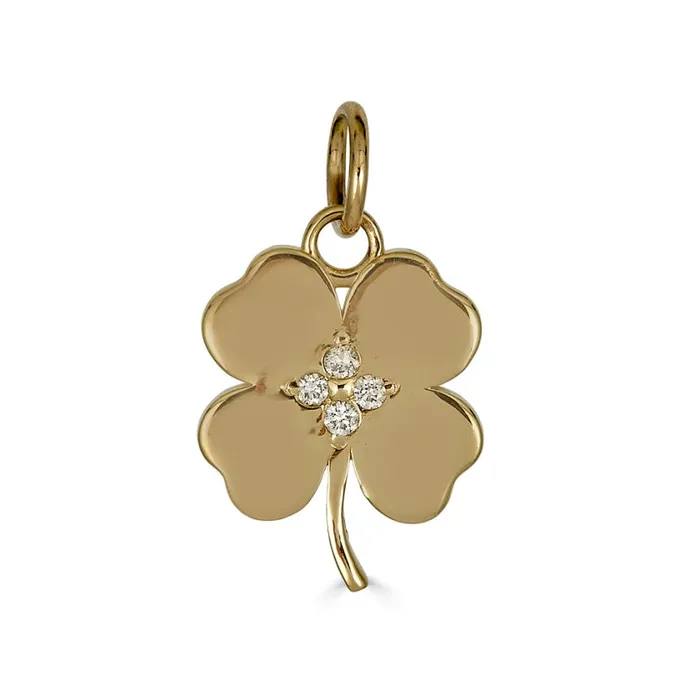 Alexis Jae Diamond 4 Leaf Clover Necklace Necklaces