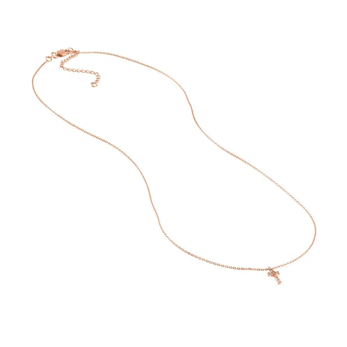 Alexis Jae Necklaces Small Cross With Diamonds