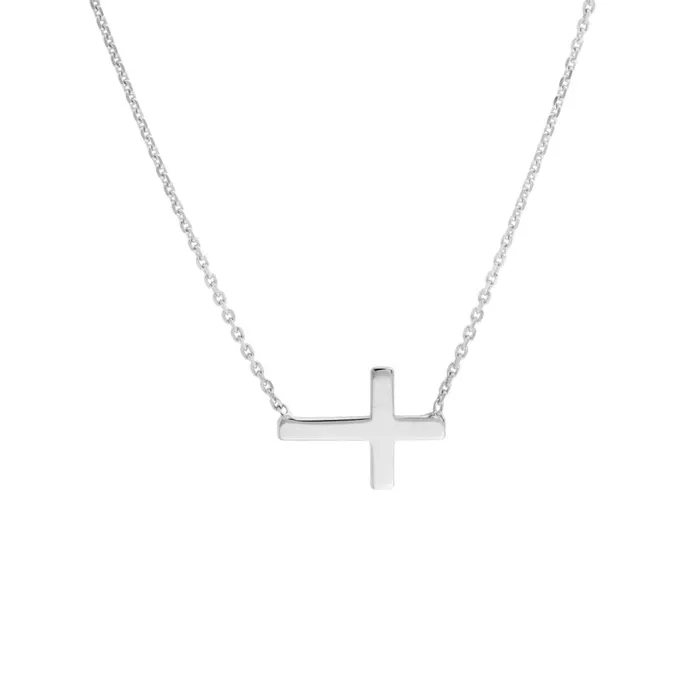 Alexis Jae Slanted Cross Necklace Necklaces