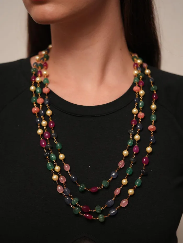 Attrangi Rings Zuri Multi Stone Limited Edition Mala