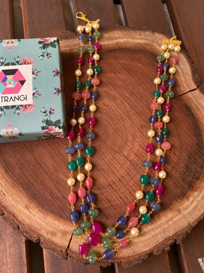 Attrangi Rings Zuri Multi Stone Limited Edition Mala Attrangi Rings Zuri Multi Stone Limited Edition Mala