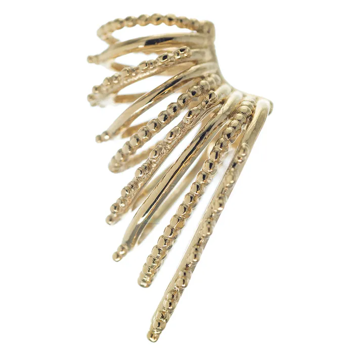 Beaded Warrior EAR CUFF non piercing Tawapa Earrings