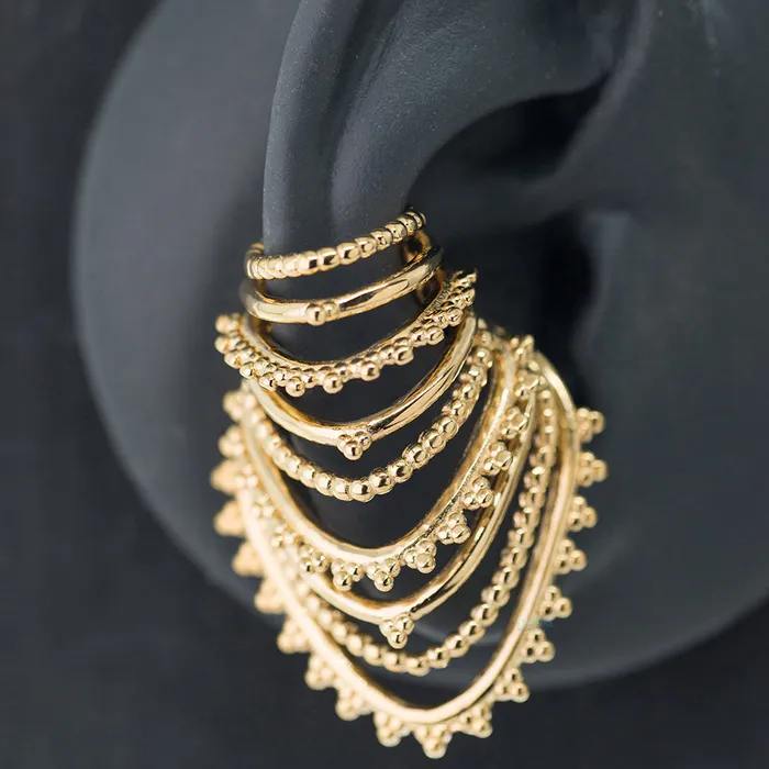 Beaded Warrior EAR CUFF non piercing Tawapa Earrings