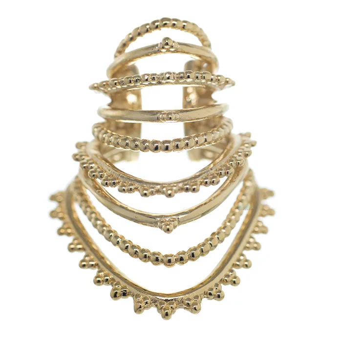Beaded Warrior EAR CUFF non piercing Tawapa Earrings