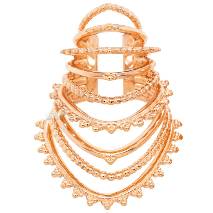 Beaded Warrior EAR CUFF non piercing Tawapa Earrings