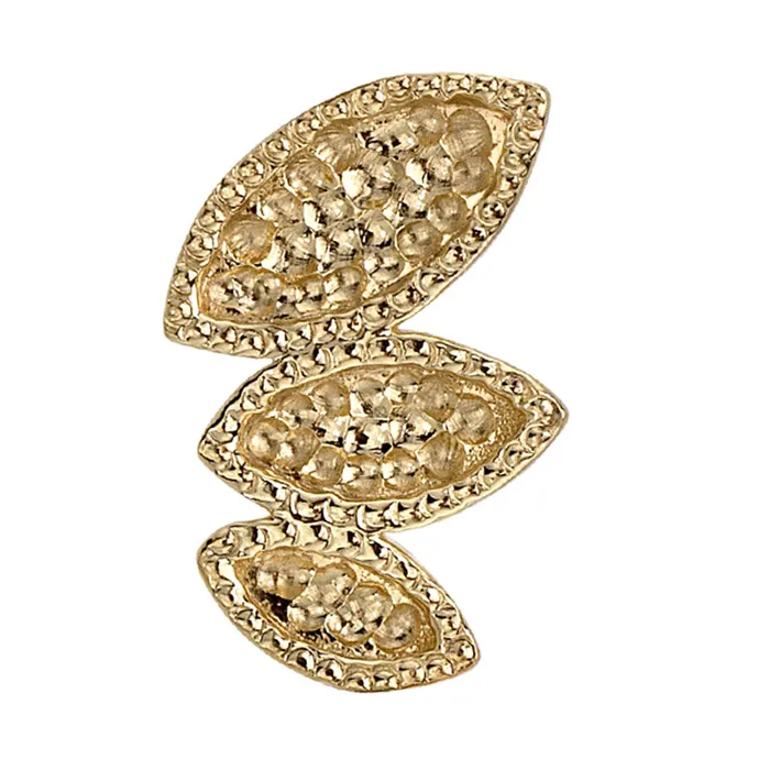 Body Vision BVLA Brightly Threaded End in Gold Earrings