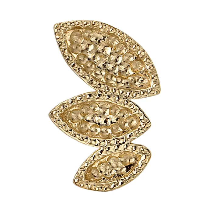 Body Vision BVLA Brightly Threaded End in Gold Earrings
