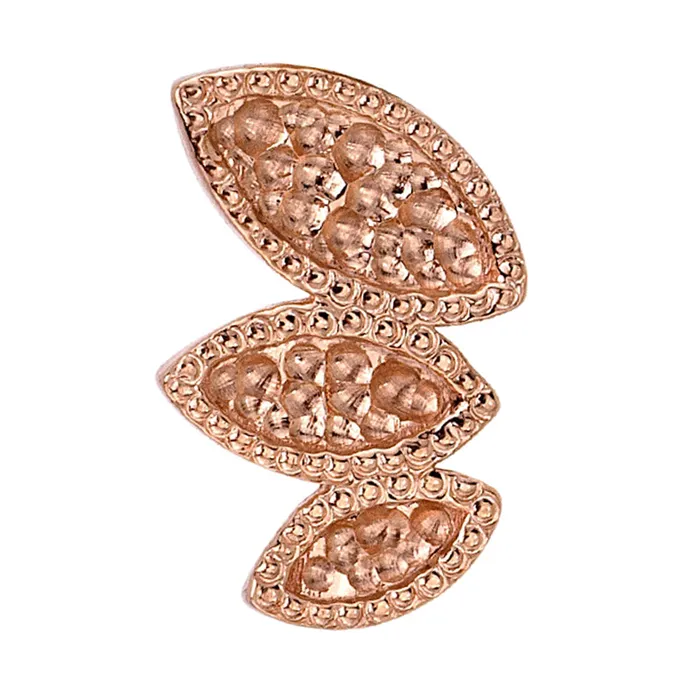 Body Vision BVLA Brightly Threaded End in Gold Earrings