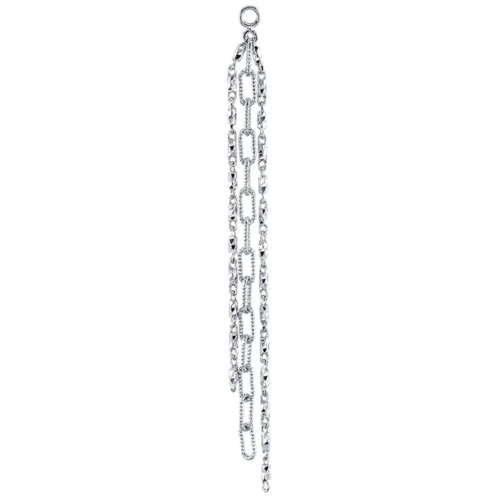 Body Vision BVLA Jiana Chain Charm in Gold Earrings