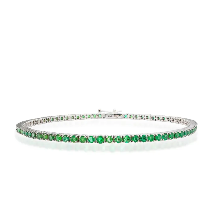 Bracelets Alexis Jae Natural Emerald Tennis Bracelet