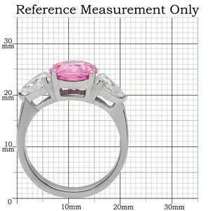 CJ7857OS Wholesale Stainless Steel Rose CZ Ring Green Rings