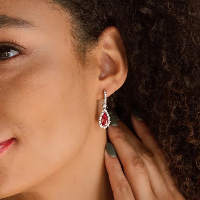 Donald Haack Diamonds Earrings Ruby Diamond Dangle Earrings Donald Haack Diamonds Earrings Ruby Diamond Dangle Earrings