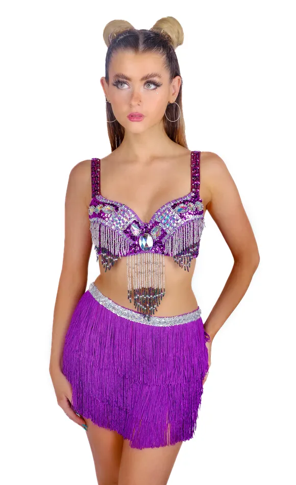 Earrings FULL OUTFIT Purple Meadow THE LUMI SHOP