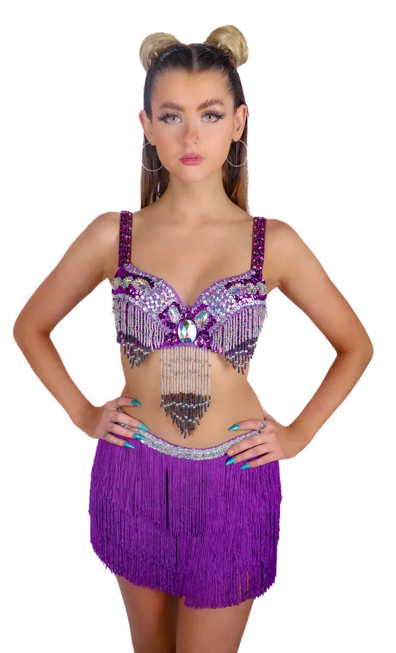 Earrings FULL OUTFIT Purple Meadow THE LUMI SHOP