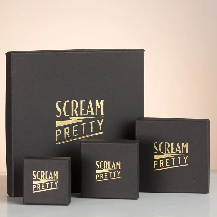 Earrings Scream Pretty Mixed Metal Huggie Earrings