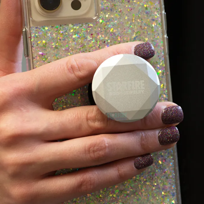 Earrings Starfire Body Jewelry Company Starfire Body Jewelry Diamond PopSocket