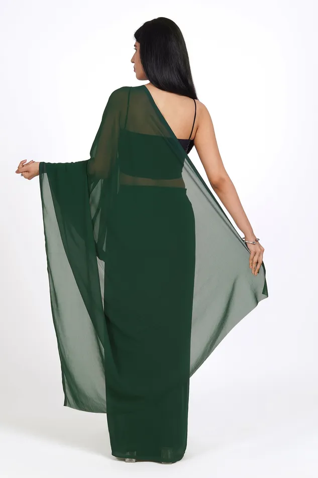 Earrings Teejh Parineeti Georgette Saree Teejh
