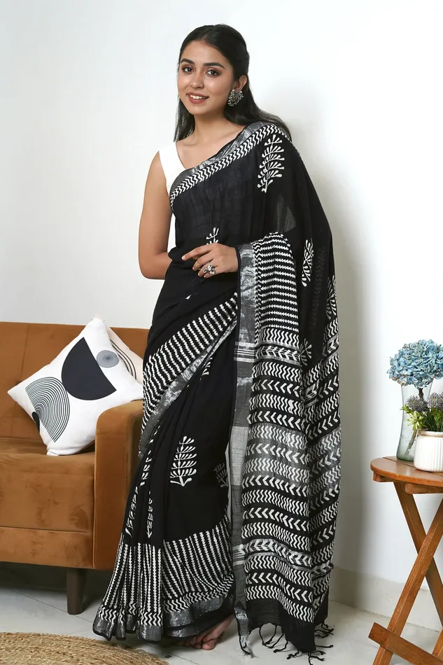 Earrings Teejh Teejh Radha Linen Saree