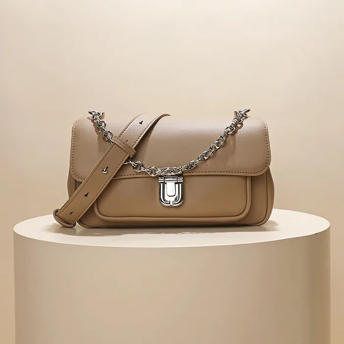 Elodie Genuine Leather Bags Earrings