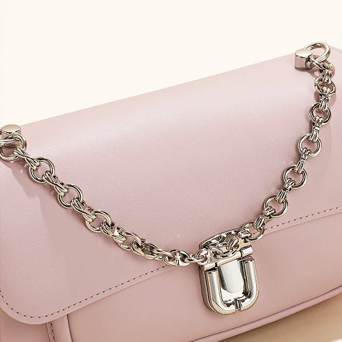 Elodie Genuine Leather Bags Earrings