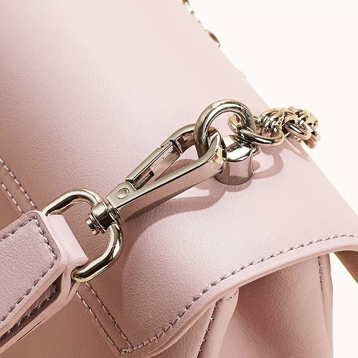 Elodie Genuine Leather Bags Earrings