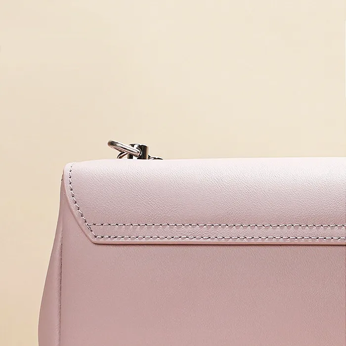 Elodie Genuine Leather Bags Earrings