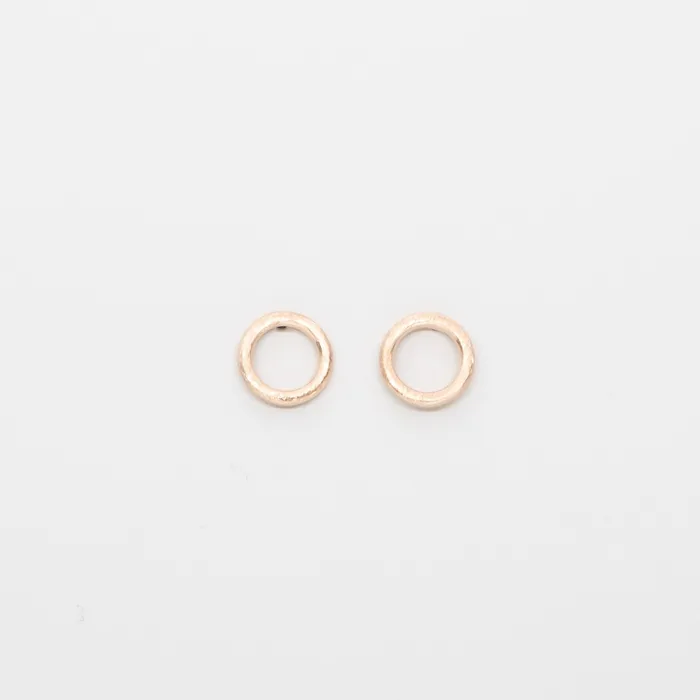 fejn KS Earrings satin circle stud