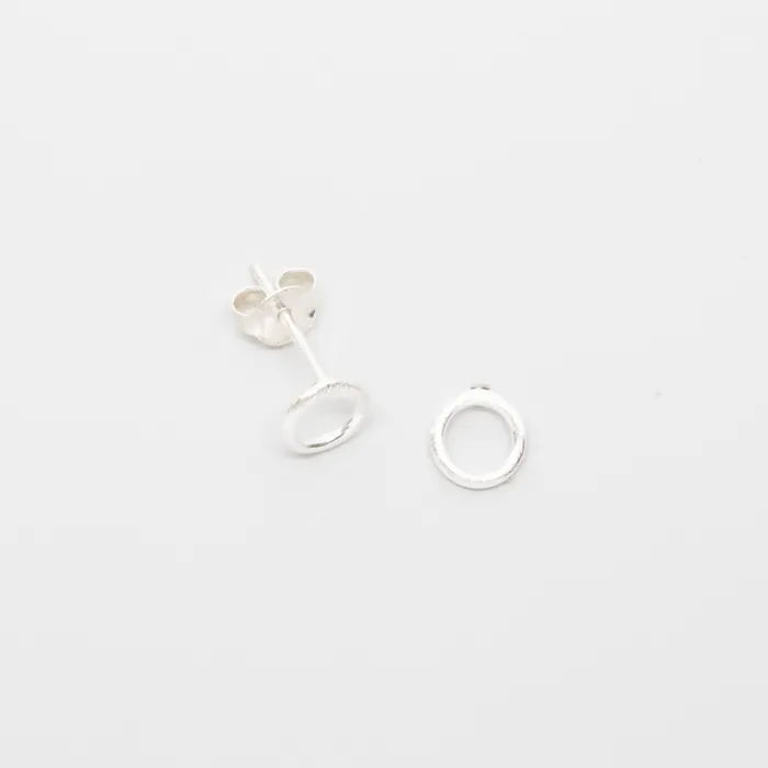 fejn KS Earrings satin circle stud