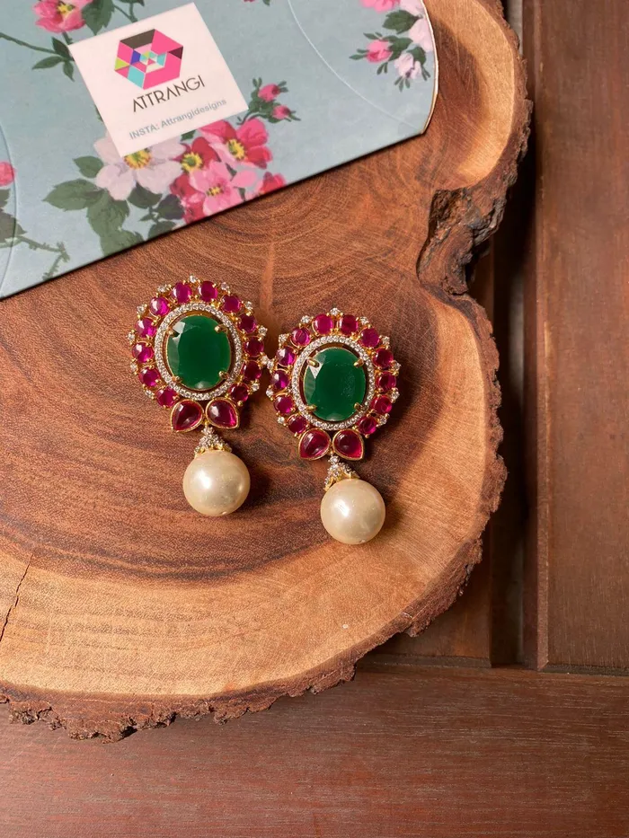 Gulistan Indian Pearl Earrings attrangi Earrings