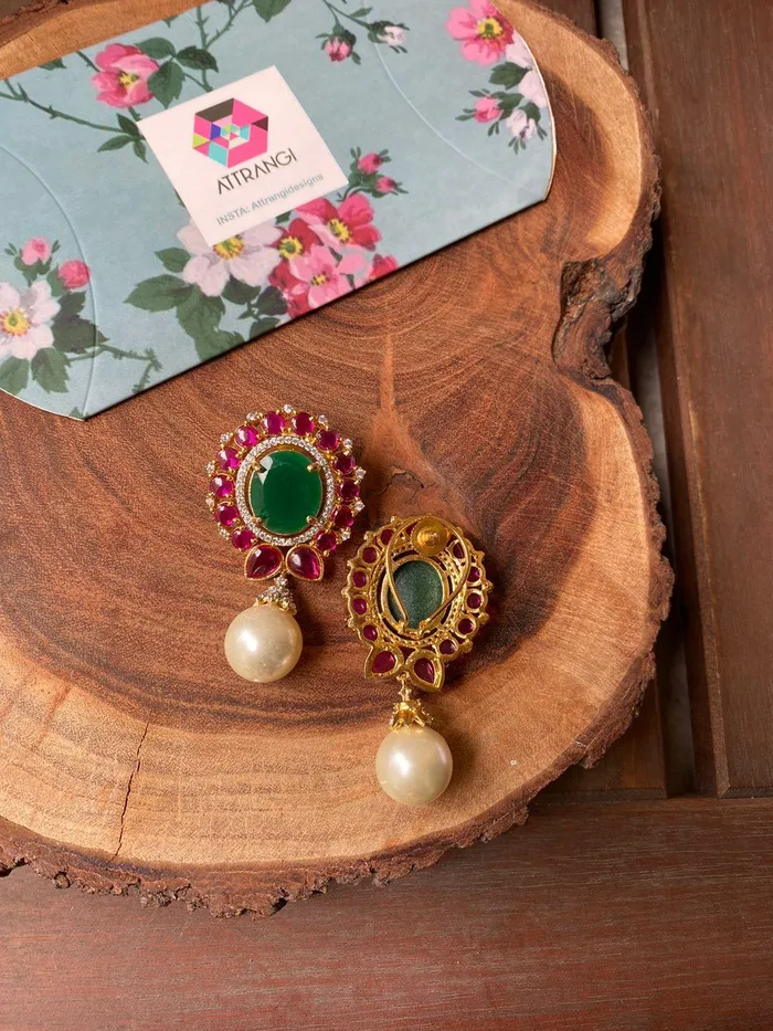 Gulistan Indian Pearl Earrings attrangi Earrings