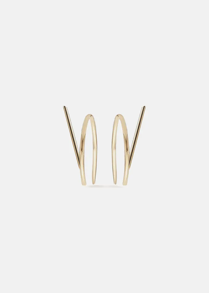 KATKIMfinejewelry Earrings Wishbone Ear Hooks